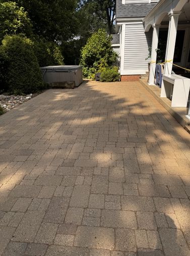 after paver sanding and sealing