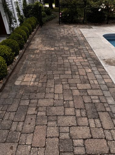 before paver sanding and sealing