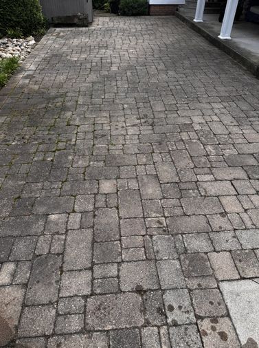 before paver sanding and sealing