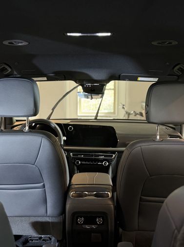 clean Chevy rear seats after interior detail
